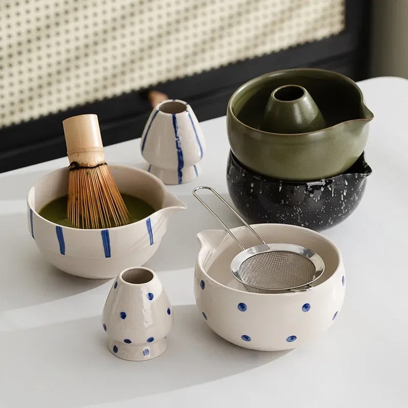 Bamboo Whisk Chasen - Set Mangkuk Matcha Jepang Asli dengan