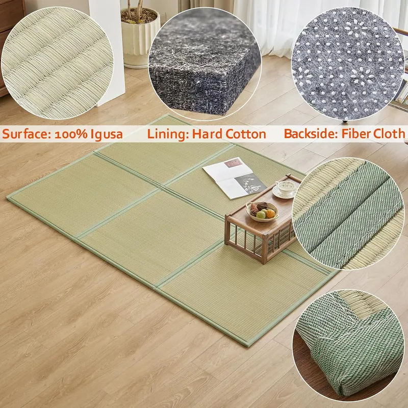 Tatami Lantai Rumput Alami Uku - Tatami Mat Rush ulasan dan harga