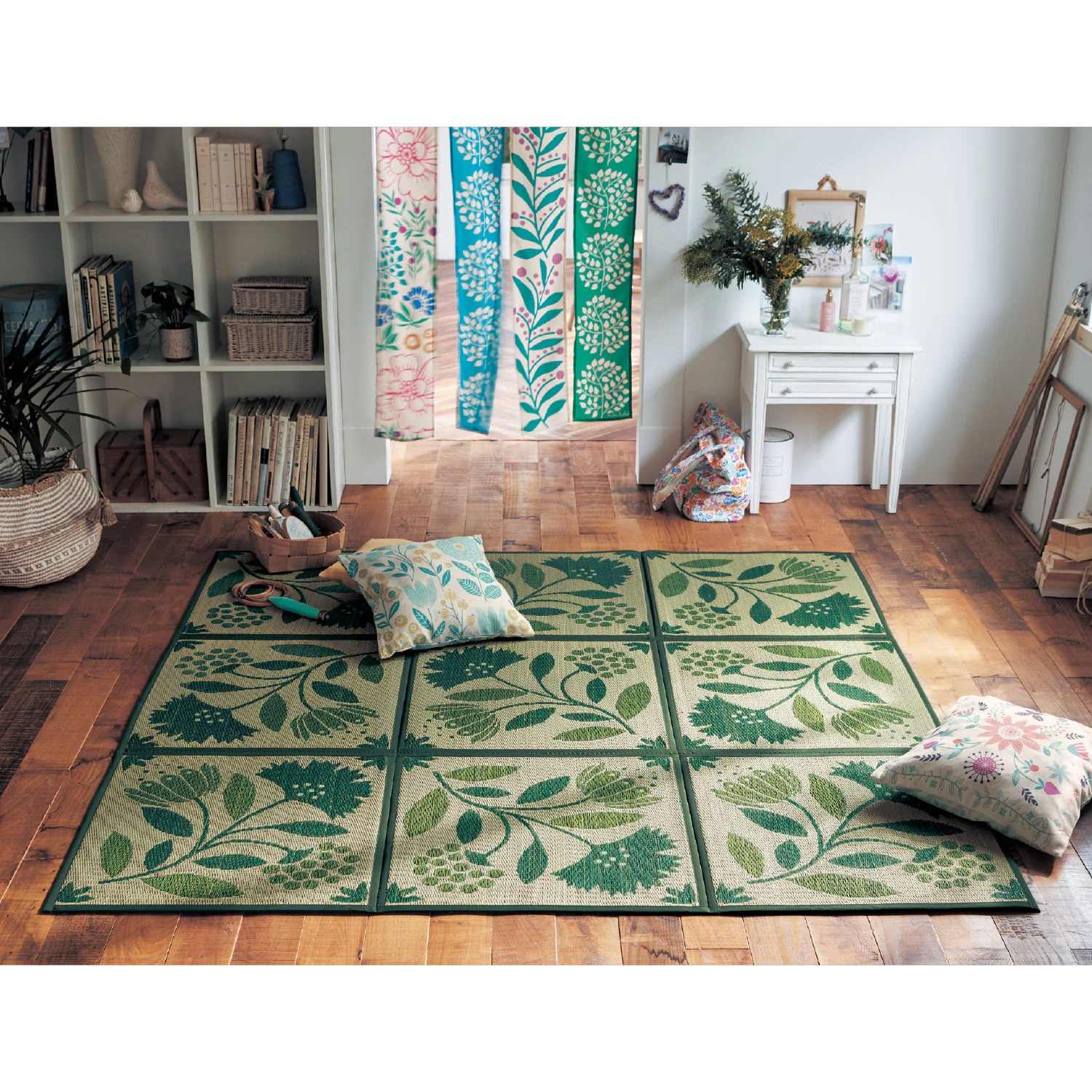 Yoga, Tikar Lantai Rumput Gaya - Tatami Mat Rush ulasan dan harga