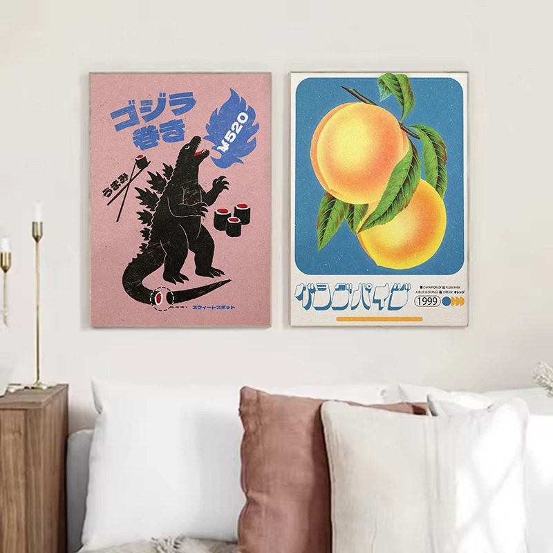 Lukisan Kanvas Poster Pemandan - Japanese Lifestyle Japanese ulasan dan harga