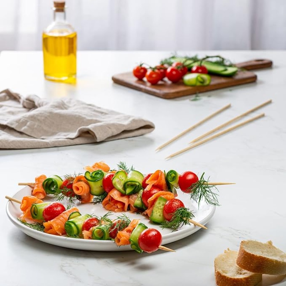 90-1350 Buah Tusuk Sate Bambu  - Bamboo Whisk Chasen ulasan dan harga