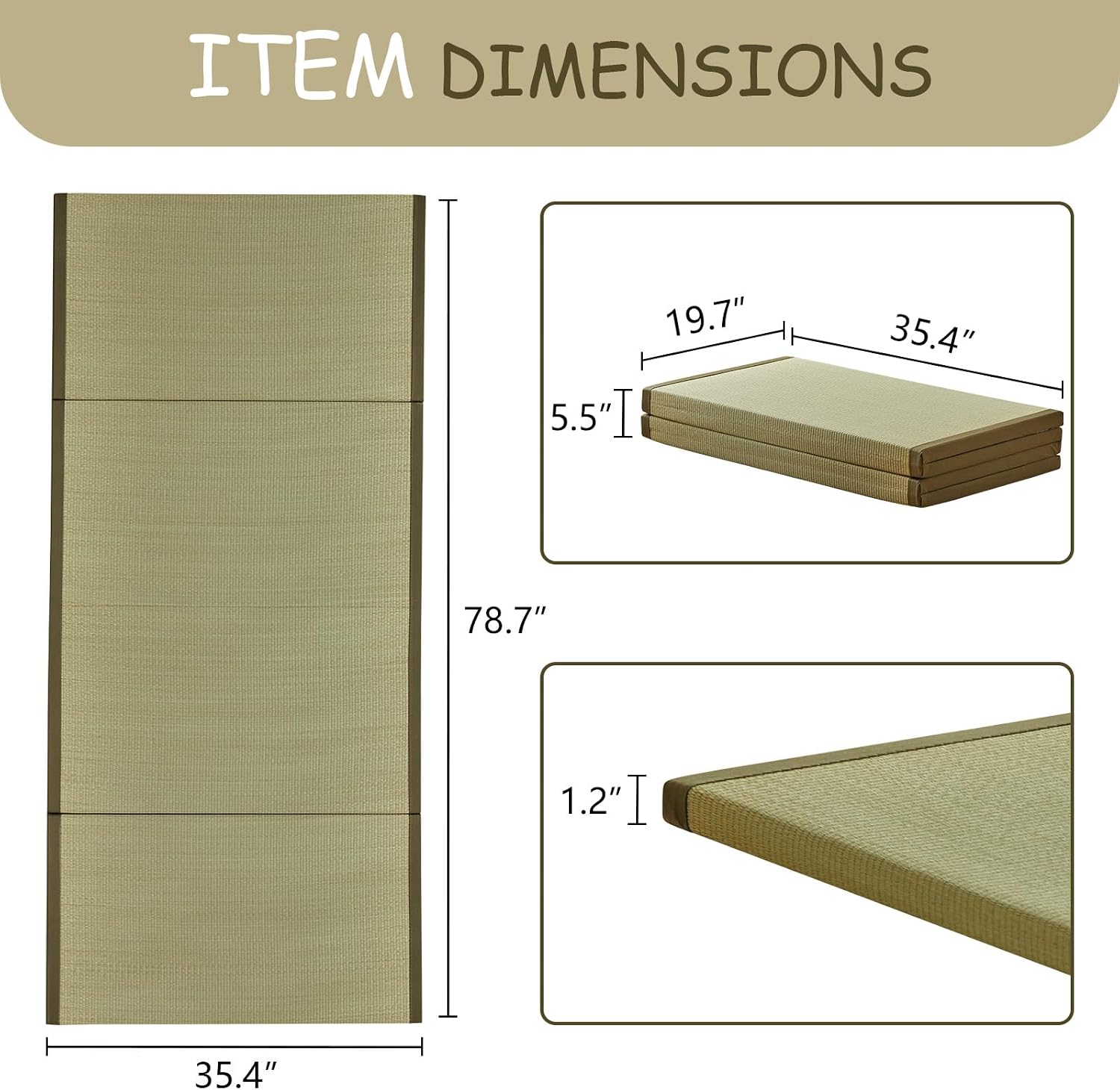 Matras Tatami Tradisional Jepa - Tatami Mat Rush ulasan dan harga
